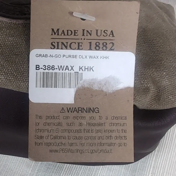 NWT Grab-N-Go Duluth Pack in Olive Green Canvas & Brown Leather - Picture 5 of 9